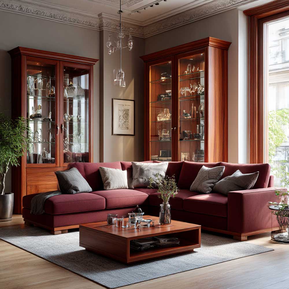 Eleganckie meble z drewna czereśni