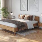 Szafka nocna dębowa wisząca dąb dymiony Sogno