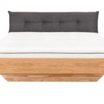 Stylowe Łóżko Dębowe z Eleganckim Wykończeniem Elona B