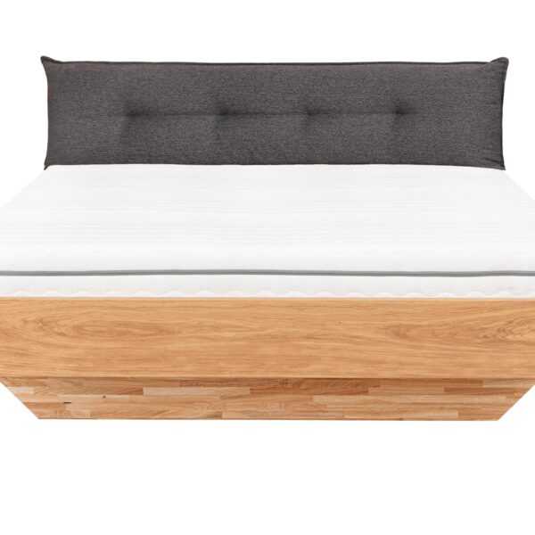 Stylowe Łóżko Dębowe z Eleganckim Wykończeniem Elona B