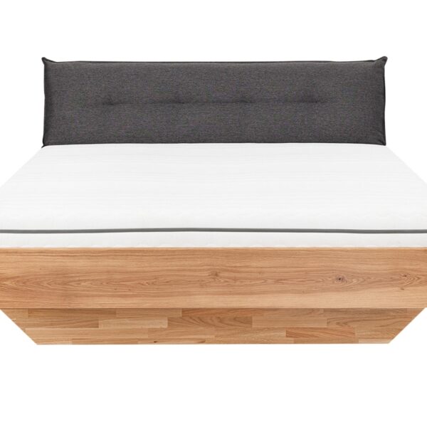 Stylowe Łóżko Dębowe do Sypialni z Pojemnikiem Garo B
