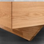 Łóżko Dębowe w Modnym Wydaniu Garo A