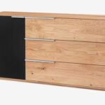 Drewniana komoda z litego drewna Eleana 1T3L