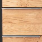Drewniana komoda z litego drewna Eleana 1T3L