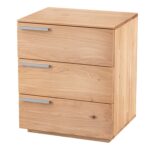 Elegancka drewniana szafka nocna Arella 3L-RE