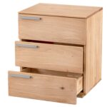 Elegancka drewniana szafka nocna Arella 3L-RE