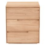 Szafka nocna z litego drewna Kobko 3L