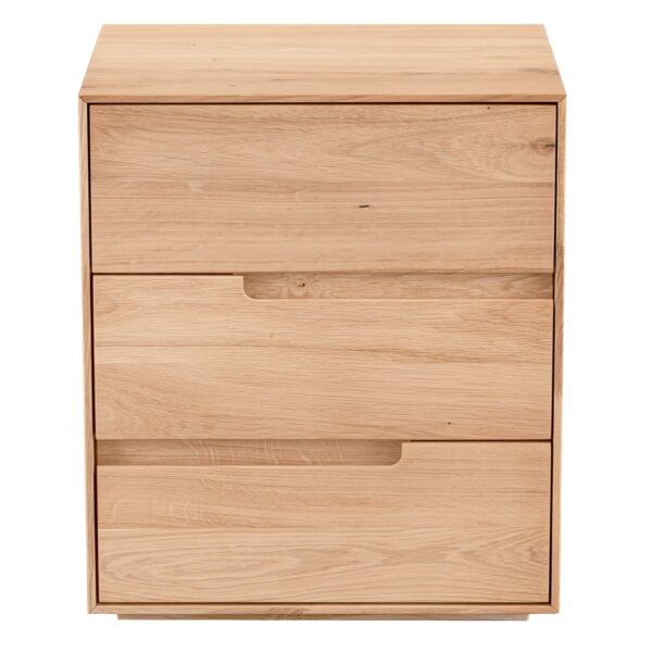 Szafka nocna z litego drewna Kobko 3L