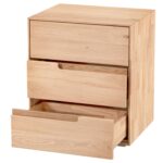Szafka nocna z litego drewna Kobko 3L