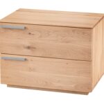 Szafka nocna drewniana z litego drewna Arella 2L-RE