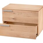 Szafka nocna drewniana z litego drewna Arella 2L-RE