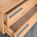 Szafka nocna drewniana z litego drewna Arella 2L-RE