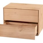 Klasyczna szafka nocna drewniana Kobko 2L