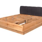 Wygodne Łóżko Dębowe z Pojemnikiem i Nowoczesnym Designem Dasalia A