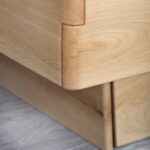 Wygodne Łóżko Dębowe z Pojemnikiem i Nowoczesnym Designem Dasalia A