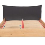 Łóżko Dębowe w Stylu Nowoczesnym Lelina B