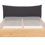 Łóżko Dębowe w Stylu Nowoczesnym Lelina B