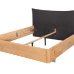 Łóżko Dębowe w Stylu Nowoczesnym Lelina B