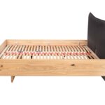 Łóżko Dębowe w Stylu Nowoczesnym Lelina B