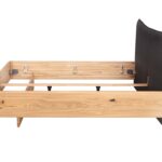 Łóżko Dębowe w Stylu Nowoczesnym Lelina B