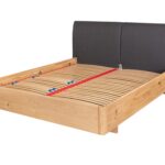 Wysokiej Jakości Łóżko Dębowe do Sypialni Lelina A DĄB