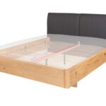 Wysokiej Jakości Łóżko Dębowe do Sypialni Lelina A DĄB