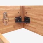 Wysokiej Jakości Łóżko Dębowe do Sypialni Lelina A DĄB