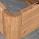 Wysokiej Jakości Łóżko Dębowe do Sypialni Lelina A DĄB