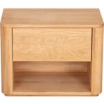 Szafka nocna z litego drewna Lelina 1L