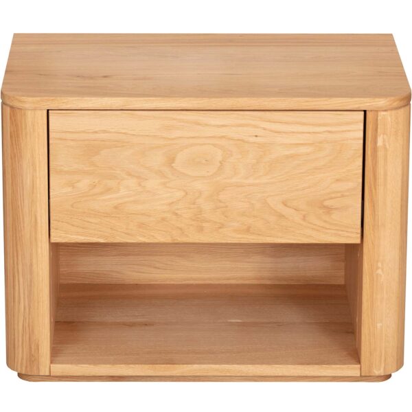 Szafka nocna z litego drewna Lelina 1L