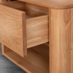 Szafka nocna z litego drewna Lelina 1L