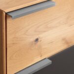 Elegancka szafka nocna z litego drewna Eleana 2L-RE