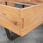 Solidne i Eleganckie Łóżko z Drewna Dębowego Taverika A DĄB