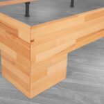 Łóżko Bukowe w Nowoczesnym Stylu Mara