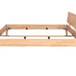 Łóżko Bukowe do Sypialni w Stylu Nowoczesnym Lanoret