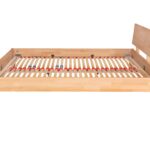 Łóżko Bukowe do Sypialni w Stylu Nowoczesnym Lanoret