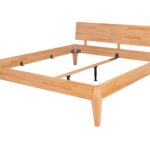 Łóżko Bukowe do Sypialni w Stylu Nowoczesnym Lanoret