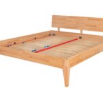 Łóżko Bukowe do Sypialni w Stylu Nowoczesnym Lanoret