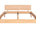 Łóżko Bukowe do Sypialni w Stylu Nowoczesnym Lanoret