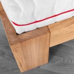 Łóżko Dębowe w Modnym Designie Cateresia A