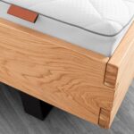 Wygodne Łóżko Dębowe z Pojemnikiem Taverika B DĄB