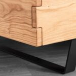 Wygodne Łóżko Dębowe z Pojemnikiem Taverika B DĄB