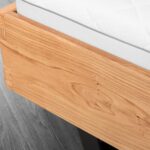 Wygodne Łóżko Dębowe z Pojemnikiem Taverika B DĄB