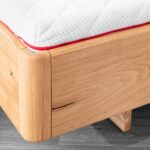 Elegancka Sypialnia z Łóżkiem Dębowym Lelina C