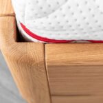 Elegancka Sypialnia z Łóżkiem Dębowym Lelina C