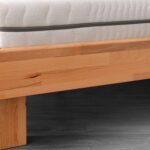 Wygodne Łóżko Bukowe w Stylu Nowoczesnym Garos