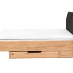 Łóżko Dębowe do Nowoczesnych Wnętrz Lelina L