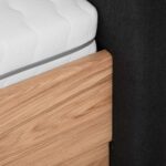 Łóżko Dębowe do Nowoczesnych Wnętrz Lelina L