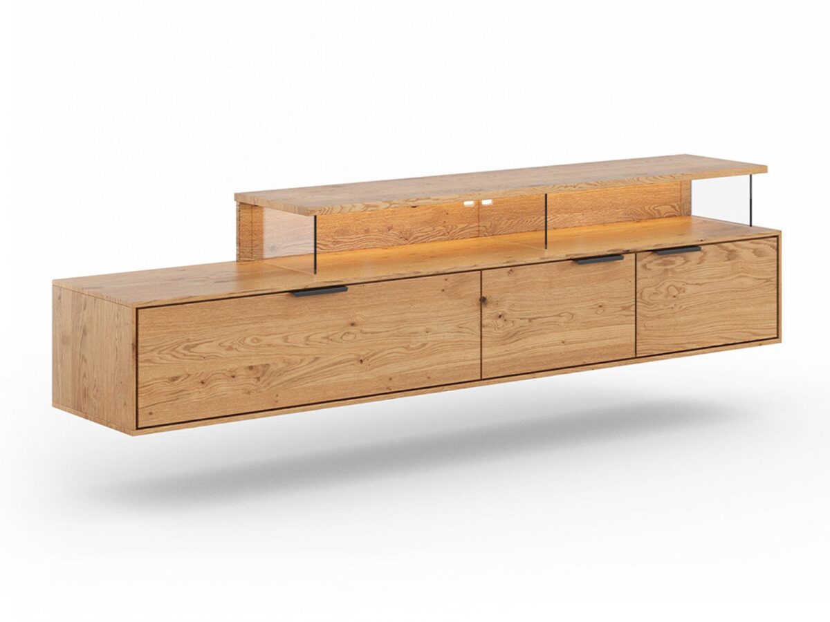 Wisząca Szafka RTV Dębowa Loftwood