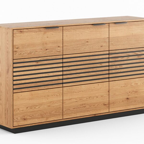 Dębowa Nowoczesna Komoda Loftwood